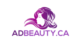 logo de la compagnie ADBEAUTY, il est mauve dégradé